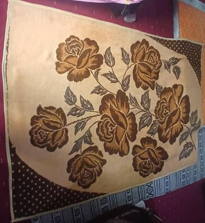 Single Bed Double Ply Blanket. Size: 6'x8'