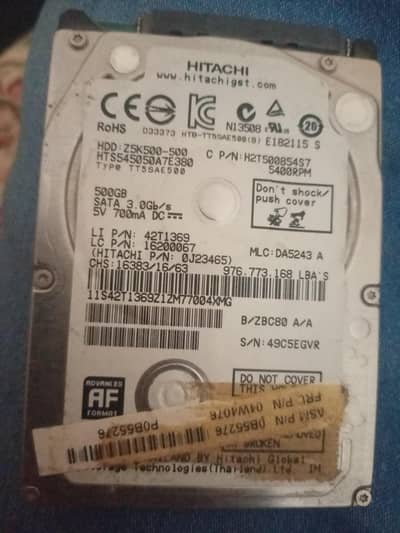 500 gb hard drive for laptop