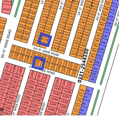 PLOT SALE IN NORTH TOWN RESIDENCY PHASE 1 GOLD BLOCK