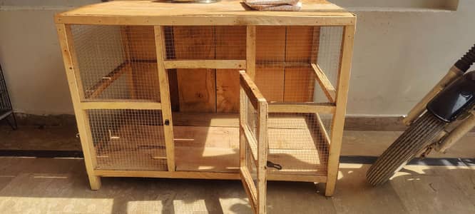 wooden cage for sale 3.5 front by 2.5 by 2.25