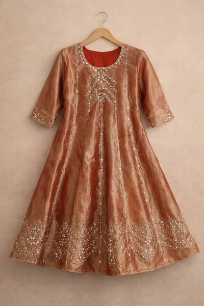 mirror work frock for sale