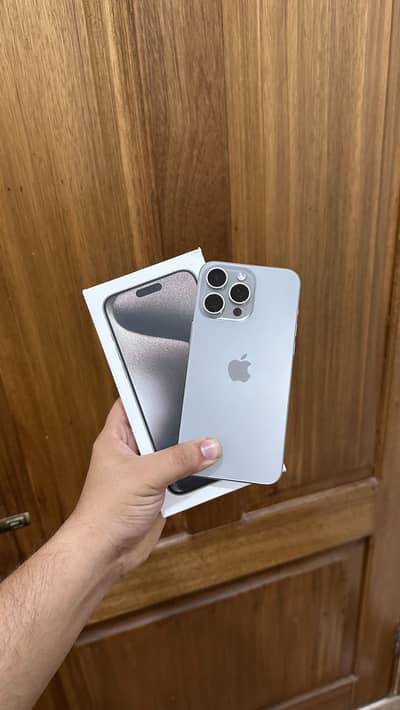IPhone 15 Pro Max 256GB 100% BH WATERPACK PTA APPROVED
