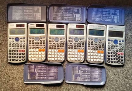 6 ORIGINAL 100% CASIO SCIENTIFIC CALCULATORS