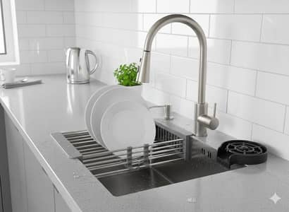 Modern Kitchen sink with all accessories!