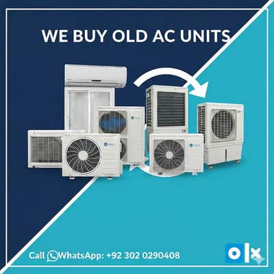 sell your old inverter/split AC/window ac/used ac/gree /Kenwood