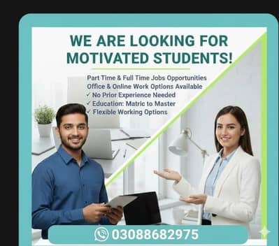 Hiring for office and Home Base Apply Now