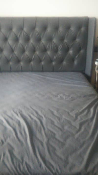 Master bed with mattress and sofa set