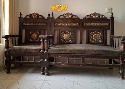 4 seater chinioti look chairs