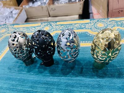 Curtain rod ends | curtain rod holder | stainless steal end | latest