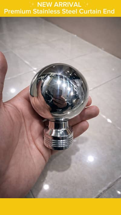 Curtain rod ends | curtain rod holder | stainless steal end | latest