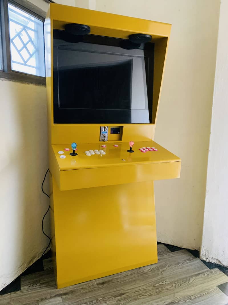 Custom Arcade Machine | Token Game | 1UP Coin | Xbox Gaming Setup ...