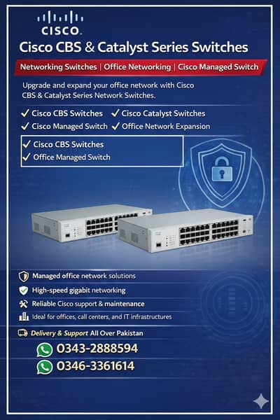 Cisco Network Switch | CBS & Catalyst Series | Brand New |CBS Network