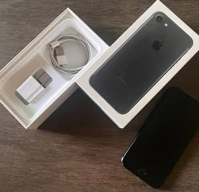 iPhone 7 (PTA) + Original box + Cover