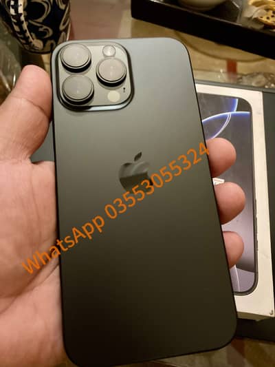 iPhone 16 pro max 256gb jv complete Warranty 7.5 months