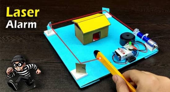 laser security alarm project