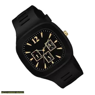 New Slicon Analogue  Fashionable Watch For Men Limited Stock