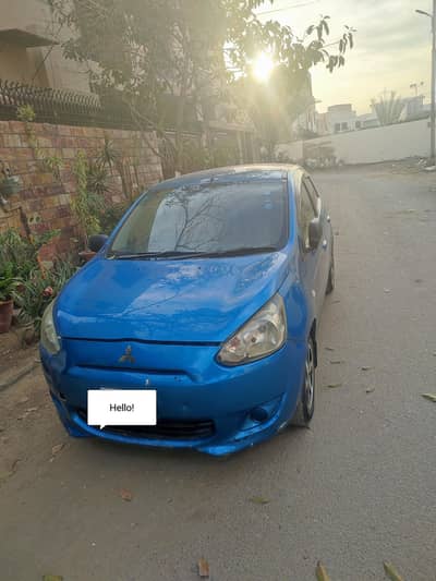 Mitsubishi Mirage 2013 Reg 2017 Fuel Average 17 to 18
