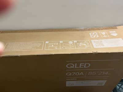 Packed Samsung led tv