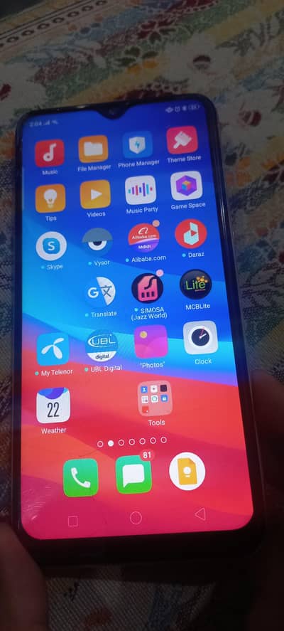 selling mobile oppo A7