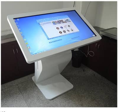 Digital Kiosk floor standee-Interactive panel-Podium rostrum