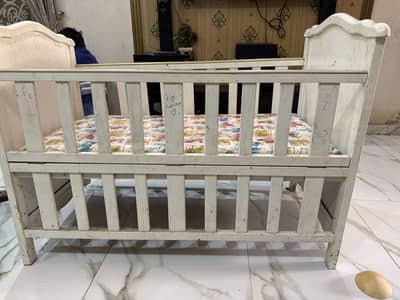 Baby wooden cart and swing