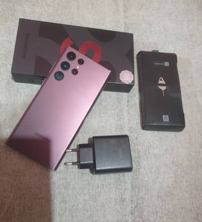 S22 Ultra 5G. Official Pta. Snapdragon Processor. Dual Sim. 256GB.