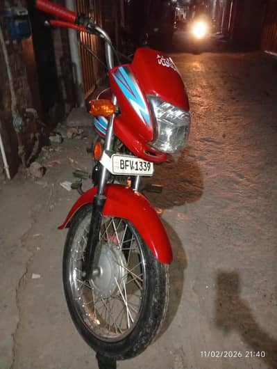 Honda Pridor 100cc - 2017 ماڈل - بہترین حالت میں، انجن سیل پیک!