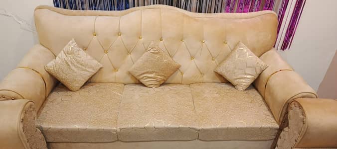 6 seater new  sofa set  only 20 days uz  brand new condition