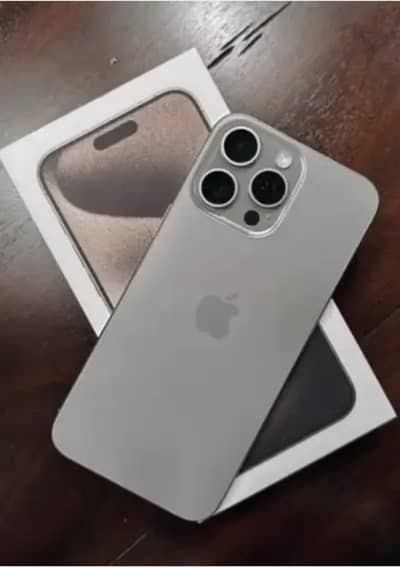 15 pro max(jv) Natural Titanium 256gb