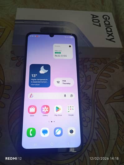 Samsung Galaxy A07 Dual Sim PTA approved BOX open brand new full box