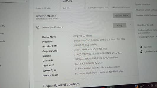 laptop for sale urgent need money