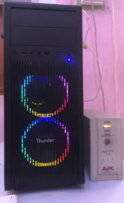 Gaming pc full monitor + ups GTX 1660S I5 6500