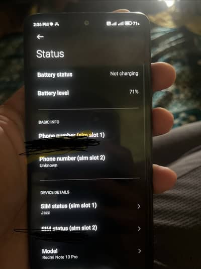 Redmi not 10 pro for sale no open replies argent sale 03368792398