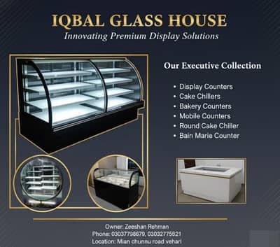 Display Counter,Cake Chiller, Salad Bar, Bakery Counter,Mobile Counter