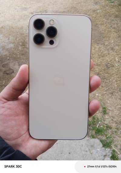 I phone 12 pro max golden color