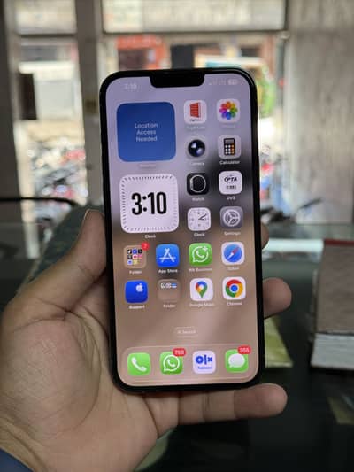iPhone 13 pro max PTA 128gb)