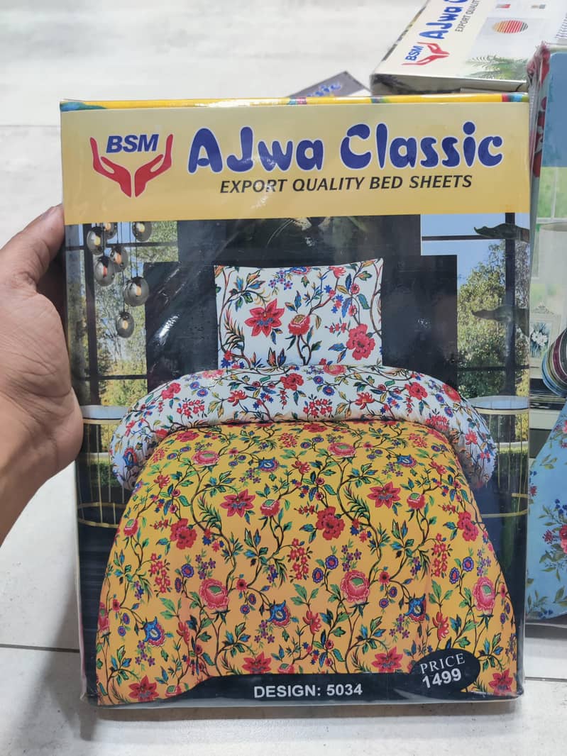 Single bed cotton bedsheets 1