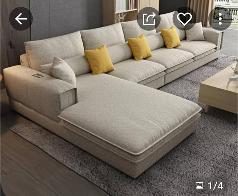 L shape sofa set 2