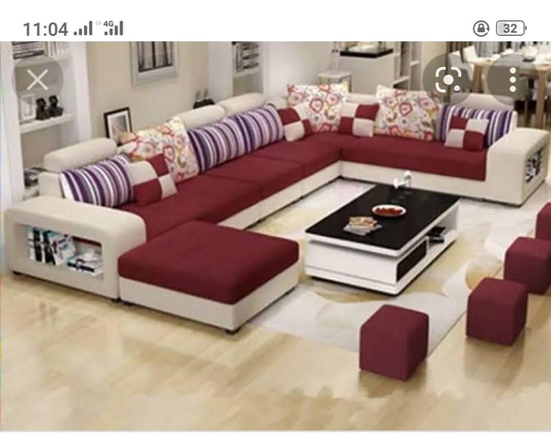 L shape sofa set 3