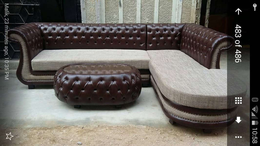 L shape sofa set 7