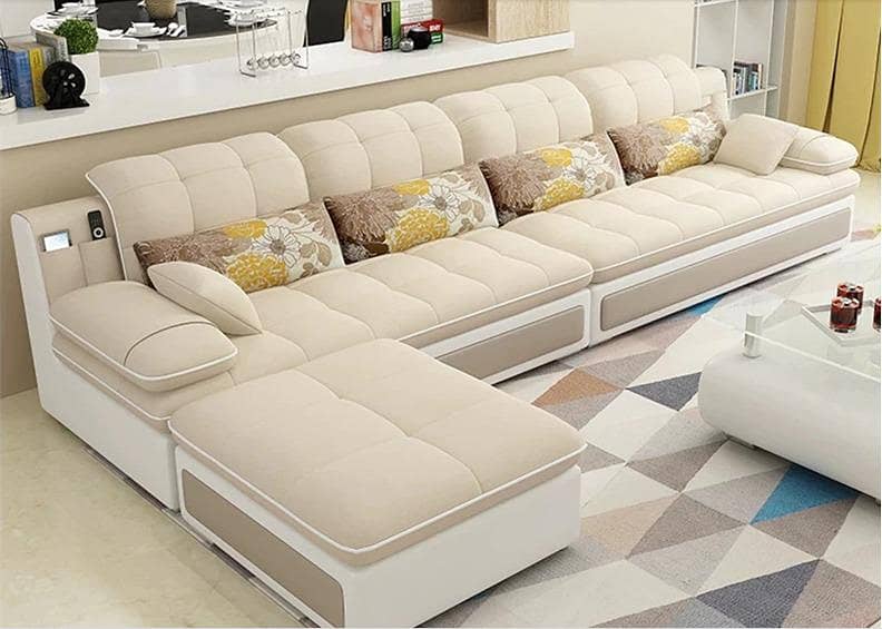 L shape sofa set 0