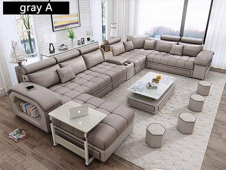 L shape sofa set 10