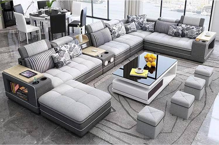 L shape sofa set 11