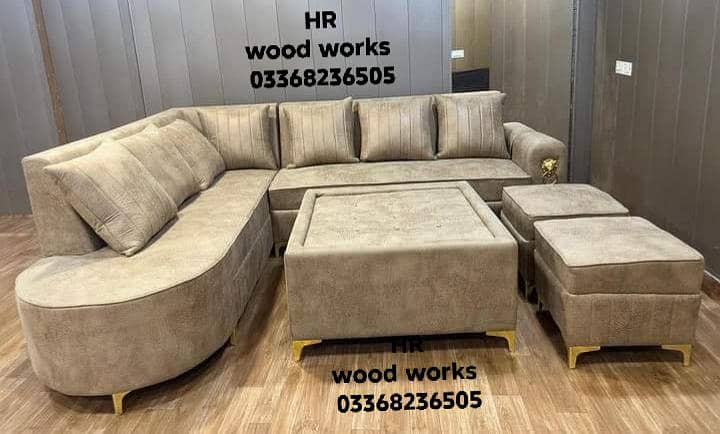 L shape sofa set 14