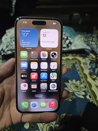 I phone 14 pro 256 GB  orignal water pack