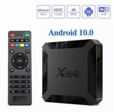 Smart Box X96Q Mini Quad Core 2G+16G 4K 60FPS ANDROID 10V