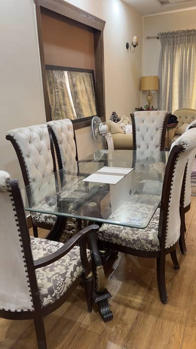 Six seater dining table for formal dining