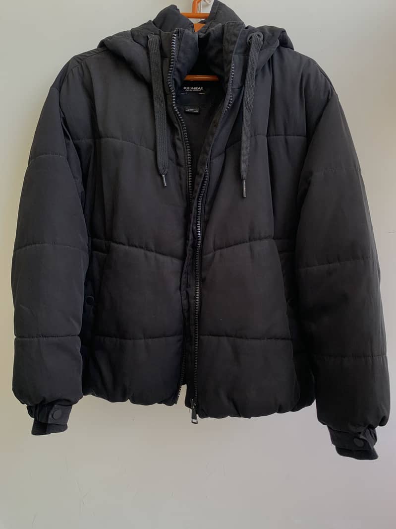 Pull & Bear Black Puffer Jacket 5