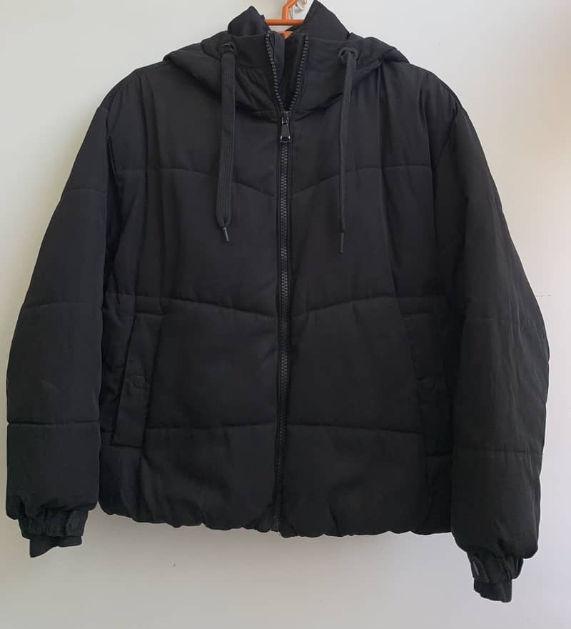 Pull & Bear Black Puffer Jacket 6