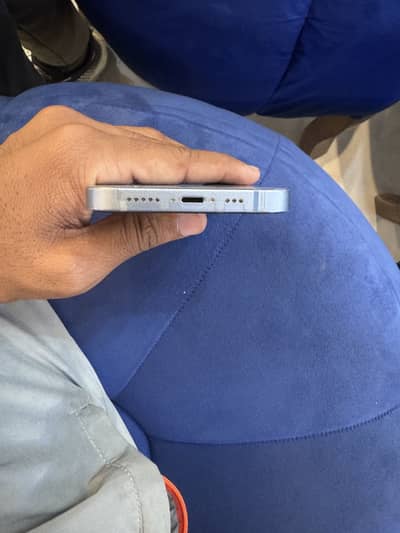 Iphone 14 sitara blue colour non pta 128gb 85% battery with charger